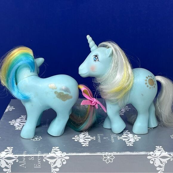 1983 G1 Sunlight Rainbow & Unicorn Sunbeam My Little Pony Hong Kong - Picture 9 of 13